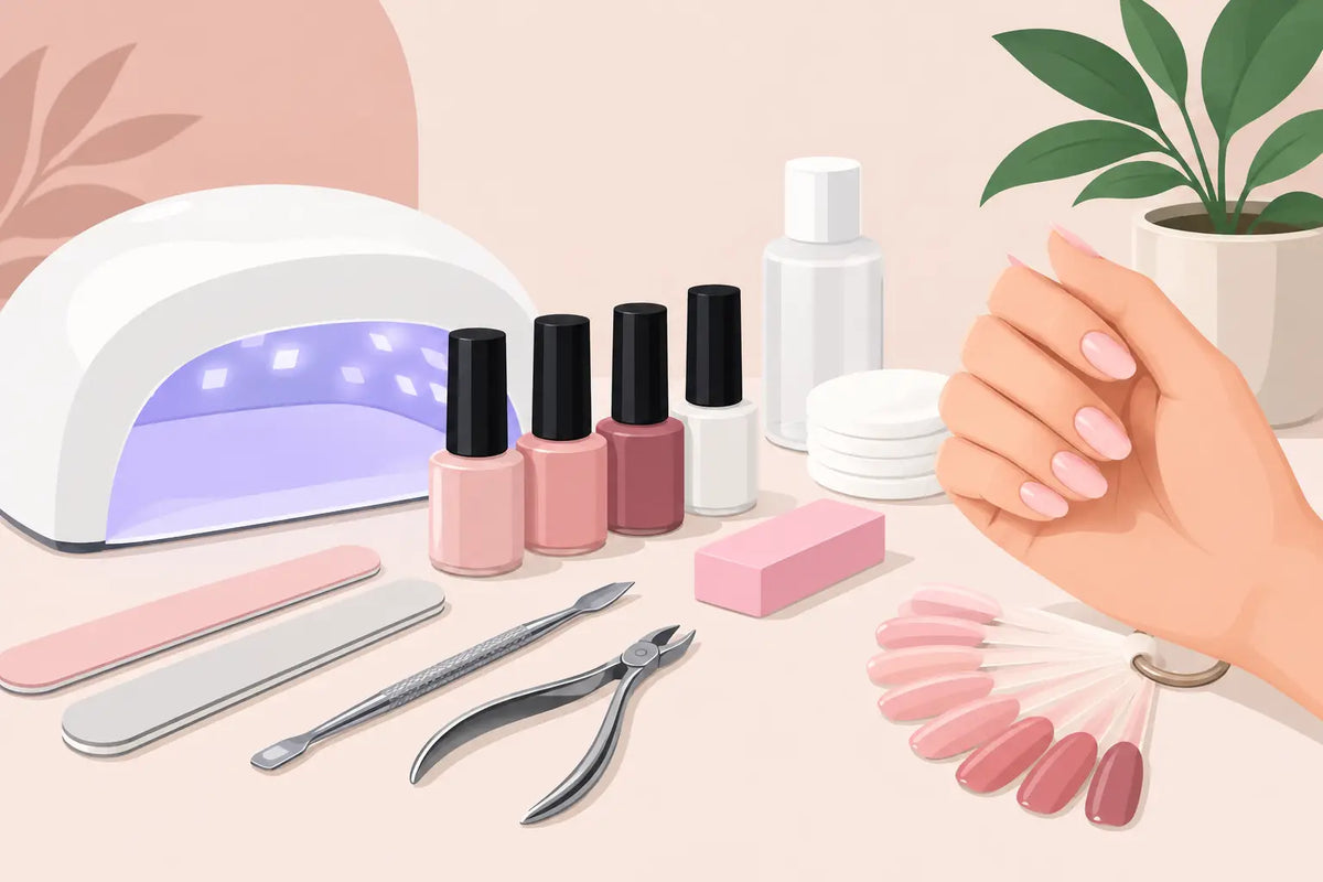 Escolher um kit de unhas de gel para iniciantes
