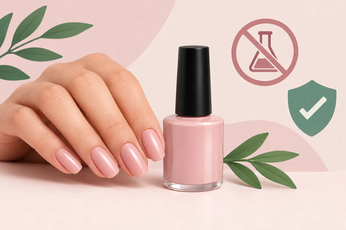 Verniz gel sem HEMA e TPO para unhas seguras