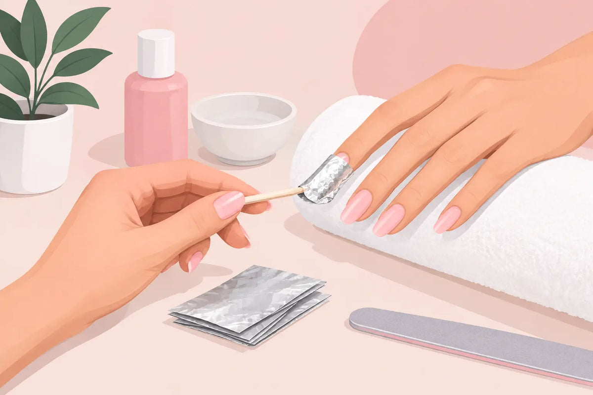 Como remover gel sem danificar as unhas