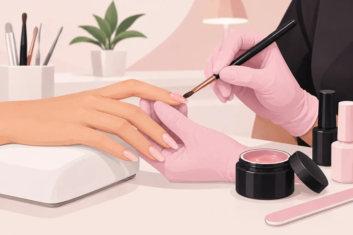Polygel para unhas profissional: técnica de salão