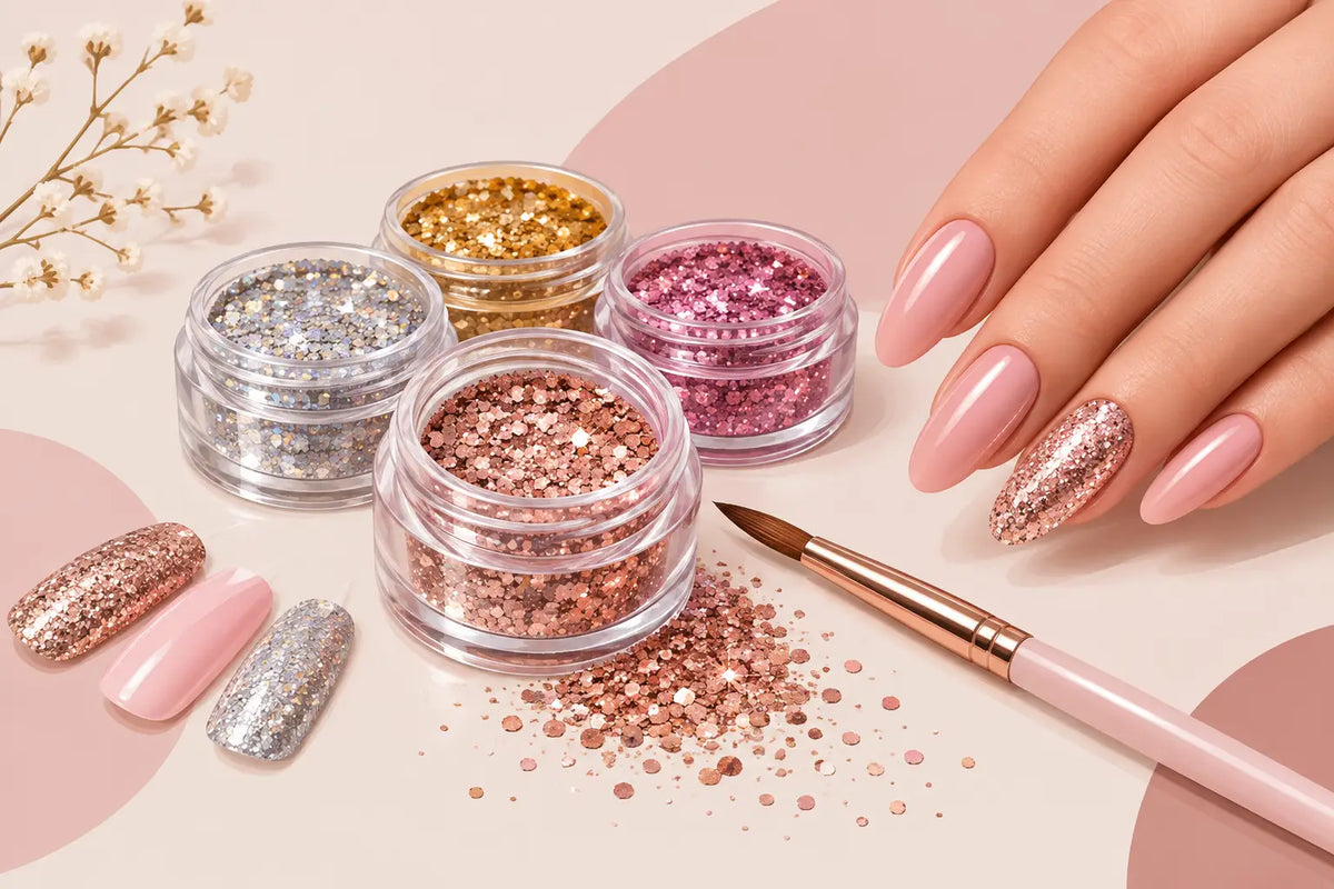 Glitter para Nail Art Profissional sem Falhas