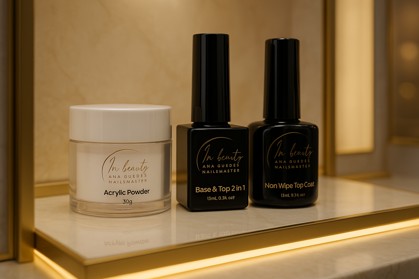 Kit Dipping Powder Profissional – In Beauty Nails Master