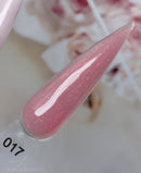 Gel de construction à paillettes roses 017