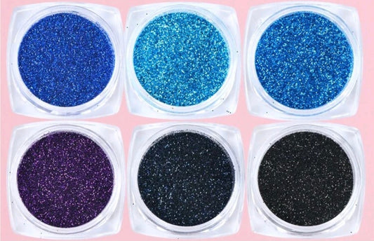 Glitter Bleu